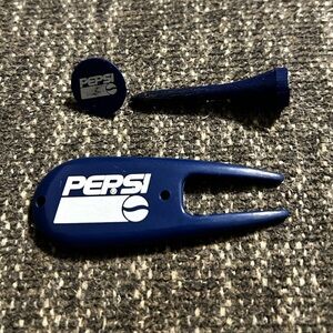 Vintage Pepsi Golf Tee, Divot Tool, and Ball Marker Collectible